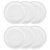 Conjunto com 6 Pratos Rasos 27cm - Pro - Porcelana Branco - Imagem 2