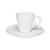 Xícaras Cafezinho Genova 75ml C/Pires - Porcelana Branca - Imagem 1