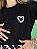 Tshirt Coração Preta - Imagem 2