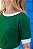 Tshirt Bicolor - Verde Militar com Off - Imagem 2