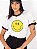 Tshirt Bicolor Smile - Off com Preto - Imagem 2