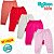 Kit 5 Calças Mijão Culote Roupa de Bebê Recém Nascido P M G - Imagem 5