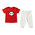 Conjunto Roupa Bebê Camiseta E Calça Algodão Menino Menina - Imagem 8