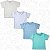 Kit 4 Camisetas Manga Curta 100% Algodão Para Bebê - Imagem 1