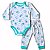 Conjunto Body Manga Longa e Calça Malha Estampado Para Bebê - Imagem 9