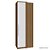 Guarda Roupa Modulado 1 Porta Deslizante Canto Reto 84cm Rimo Setiba - Imagem 17