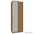 Guarda Roupa Modulado 1 Porta Deslizante Canto Reto 84cm Rimo Setiba - Imagem 18