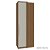 Guarda Roupa Modulado 1 Porta Deslizante Canto Reto 84cm Rimo Setiba - Imagem 21