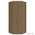 Guarda Roupa Modulado 2 Portas Canto Closet 96/99cm Rimo Setiba - Imagem 11