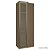 Guarda Roupa Modulado 1 Porta Vidro de Abrir Canto Reto 84cm Rimo Setiba - Imagem 5