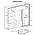 Guarda Roupa Casal 6 Portas 2,48m Rimo Terrassa - Imagem 6