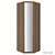 Guarda Roupa Modulado 1 Porta Vidro Canto Obliquo 82/85cm Rimo Setiba - Imagem 2