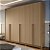 Guarda Roupa Casal 6 Portas 2,76m Rimo New Guarapari - Imagem 7