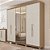 Guarda Roupa Casal 6 Portas Com Espelho 2,35m Rimo Belize - Imagem 1