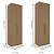 Guarda Roupa Modulado 2 Portas Com Prateleiras 75cm Rimo Setiba - Imagem 2