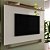 Painel para TV até 55 polegadas 100% MDF Àpila Rimo Jequitibá/OffWhite - Imagem 3