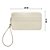 Carteira Casual Feminina Moderna Off White - Imagem 3