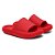 Kit Chinelo Nuvem Slide Tira Larga + Carteira Casual Vermelho - Imagem 4