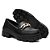 Mocassim Tratorado Feminino Preto-7207 - Imagem 2