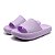 Chinelo Nuvem Slide Flexível Confortável Moderno Lilas - Valentina K - Imagem 3