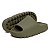 Chinelo Nuvem Slide Mion Tratorado Flexível Confortável Verde Militar - Valentina K - Imagem 3