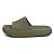 Chinelo Nuvem Slide Flexível Confortável Moderno Verde Militar - Valentina K - Imagem 3