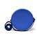 Bolsa Roma Feminina Transversal Mini Bag Zíper Redonda Moderna Azul Royal - Imagem 4