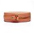 Bolsa Roma Feminina Transversal Mini Bag Zíper Redonda Moderna Laranja - Imagem 4