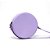 Bolsa Roma Feminina Transversal Mini Bag Zíper Redonda Moderna Lilas - Imagem 1