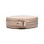 Bolsa Roma Feminina Transversal Mini Bag Zíper Redonda Moderna Nude - Imagem 3