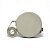 Bolsa Roma Feminina Transversal Mini Bag Zíper Redonda Moderna Off - Imagem 3