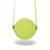 Bolsa Roma Feminina Transversal Mini Bag Zíper Redonda Moderna Verde Claro - Imagem 2