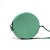 Bolsa Roma Feminina Transversal Mini Bag Zíper Redonda Moderna Verde Prada - Imagem 1