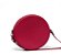 Bolsa Roma Feminina Transversal Mini Bag Zíper Redonda Moderna Vermelha - Imagem 1