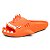 Chinelo Infantil Slide Sharky Fun Tubarão Punck Laranja Divertido + 1 Barbatana Extra - Imagem 5