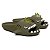 Chinelo Infantil Slide Sharky Fun Tubarão Punck Militar Divertido + 1 Barbatana Extra - Imagem 1