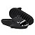 Chinelo Infantil Slide Sharky Fun Tubarão Punck Preto Divertido + 1 Barbatana Extra - Imagem 2