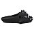 Chinelo Infantil Slide Sharky Fun Tubarão Punck Preto Divertido + 1 Barbatana Extra - Imagem 4