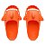 Chinelo Infantil Slide Sharky Fun Tubarão Laranja Divertido - Imagem 3