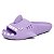 Chinelo Feminino Slide Sharky Fun Tubarão Lilas Divertido - Imagem 5