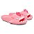Chinelo Feminino Slide Sharky Fun Tubarão Punck Rosa Divertido + 1 Barbatana Extra - Imagem 1