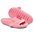 Chinelo Feminino Slide Sharky Fun Tubarão Punck Rosa Divertido + 1 Barbatana Extra - Imagem 2