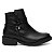 Bota Feminina Cano Curto, Salto Baixo, Conforto, Preto - Imagem 5