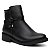 Bota Feminina Cano Curto, Salto Baixo, Conforto, Preto - Imagem 2
