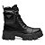 Bota Coturno Feminino Zíper Bolsinha Lateral Confortável - Preto - Imagem 4
