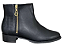 Bota Beira Rio Cano curto Preto com Ziper - 9045231 - Imagem 1