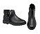 Bota coturno modare ziper preto - 7077101 - Imagem 3