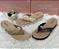 Tamanco Modare Gold Ultraconforto Calendula Chinelo com Salto Anabela Sandalia Anatomico Fascite Plantar Esporao - Imagem 7
