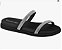 Chinelo Rasteira Strass beira rio - Preto - Imagem 1