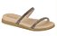 Chinelo Rasteira Strass beira rio - Creme - Imagem 4